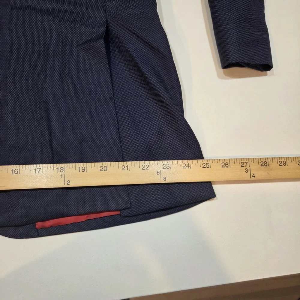 Suitsupply Sienna Sport Coat Mens 27R Vitale Barberis Canonico Wool Navy Blazer